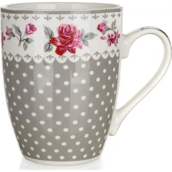 Banquet Keramický hrnek ROSA 340 ml šedý