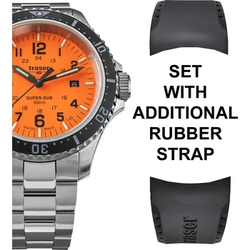 Hodinky Traser H3 109379 P67 T25 SuperSub set orange 46 mm diver 50ATM