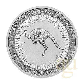 1 unce platinová mince Austrálie klokan 2022