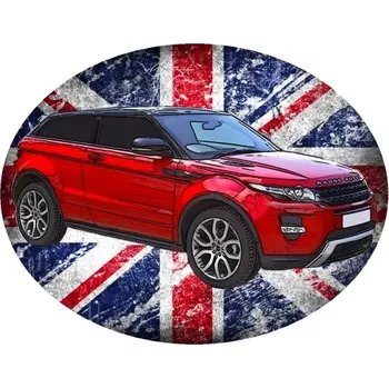 Nášivka Nažehlovačka Land Rover Range Rover (digitální nažehlovačka s osobním autem)