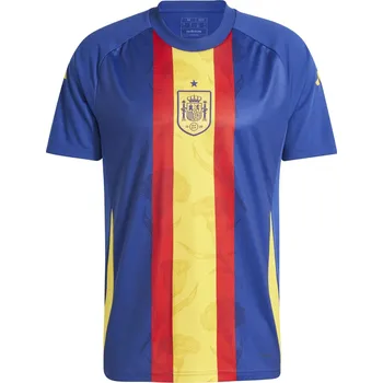 Pánské oblečení Pánské Tričko s krátkým rukávem ADIDAS RFEF PRESHI IW7891 – Tmavě modrá XS