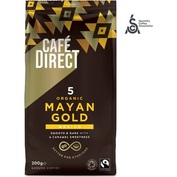 Káva BIO Mayan Gold Mexiko SCA 82 mletá káva 200g