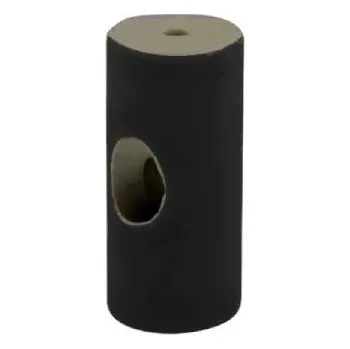 kabelová chránička Elhard Držák na kabel nástěnný Retro Keramik, 20x45mm, černý