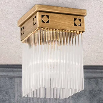 Orion Secesní stropní světlo Frieda, 1žár. starožitná bronzová, čirá 1 x 60 W - Doprava zdarma