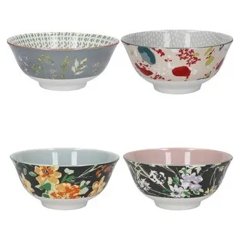 Sada keramických misek Floral