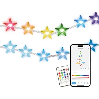 LED páska Ksix STAR LED pásek, 5m, 20lmn, WiFi, RGBIC, dálkové ovládání