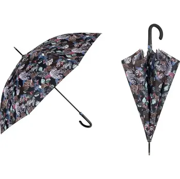 Deštník PERLETTI Automatický deštník TECHNOLOGY Foliage/ šedá, 21716