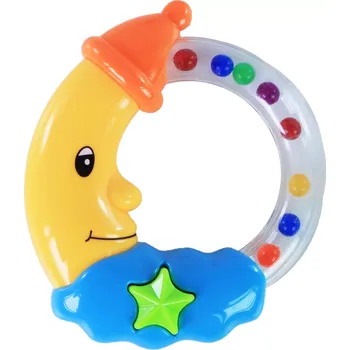 Hračka pro kojence Rappa Chrastítko měsíček