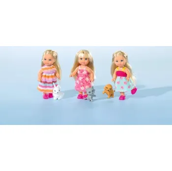 Hračka Simba Evi Love Evička s pejskem a kočičkou
