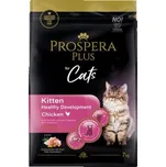 PROSPERA Plus Kitten Chicken Healthy Development 7kg + DÁREK /6x Prospera Plus Adult kapsička 85g+zásobník na granule/ ZDARMA
