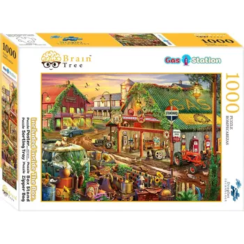 Puzzle puzzle brain tree čerpací stanice 1000 dílků