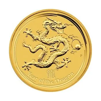 1 unce zlatá mince Austrálie Lunar II drak 2012