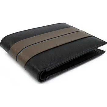 Peněženka Hnědočerná kožená pánská peněženka hčpp_01