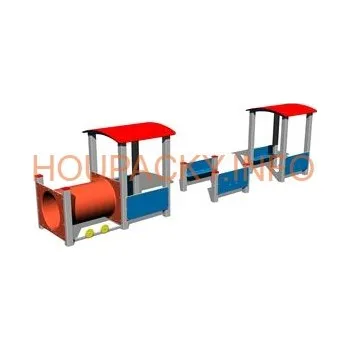 Dětský domeček Průlezka - Vláček VL110K - celokovový