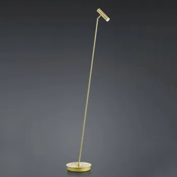 Lampička HELL LED stojací lampa Tom, stmívatelná, mosaz matná mosaz 1 x 6 W LED - Doprava zdarma