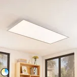Lindby Zento LED panel, CCT, stmívatelná - stropní držák - délka 75 cm, šířka 45 cm, výška 4 cm bílá, stříbrná LED 45 W celkem - Doprava zdarma