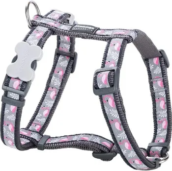 Postroj pro psa Postroj pro psa malý Red Dingo 12mm/30-44cm Flamingo Grey