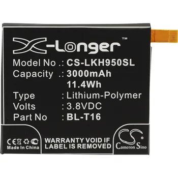 Baterie pro mobilní telefon Baterie Cameron Sino CS-LKH950SL pro LG US995 - neoriginální