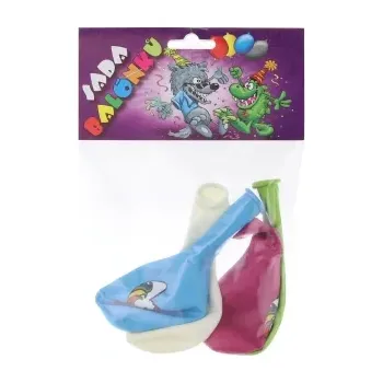 Lamps Balónky kulaté Jednorožec barevný potisk