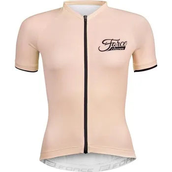 Cyklistické oblečení Force CHARM LADY nude L