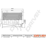 Vzduchový filtr Dr!ve+ DP1110.10.0032