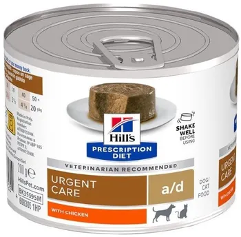 Krmivo pro psa Hill's Pet Nutrition Prescription Diet Canine/Feline Adult/Senior konzerva Urgent Care a/d Chicken 200 g