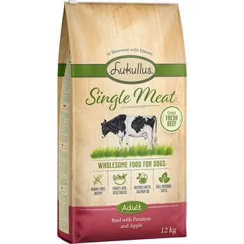 Krmivo pro psa 12kg Lukullus Single Meat hovězí (bez obilnin)