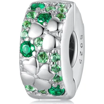 Přívěsek Elenys stříbrný přívěsek klip Čtyřlístek štěstí