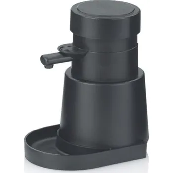 Dávkovač mýdla KELA Dezinfekční dávkovač Aurie 300 ABS plast tmavě šedý 14,0 cm 8,5 cm 300,0 ml KL-24506