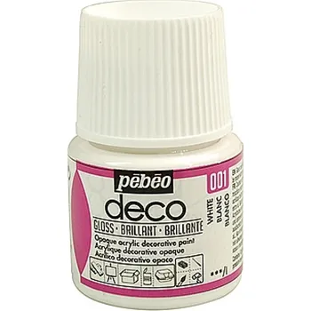 Speciální výtvarná barva PÉBÉO DÉCO Akrylová barva 45 ml Lesk tekutá, 134 - Dark blue