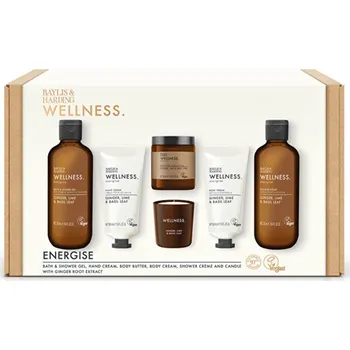 Kosmetická sada Baylis & Harding Welness Energise Gift Box Bath and Body Care Set ( Zázvor, Citron & Bazalka ) - Dárková sada