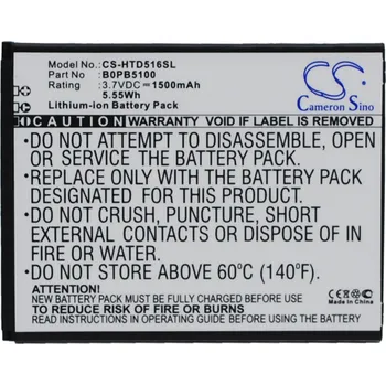Baterie pro mobilní telefon Baterie Cameron Sino CS-HTD516SL pro HTC D516t - neoriginální