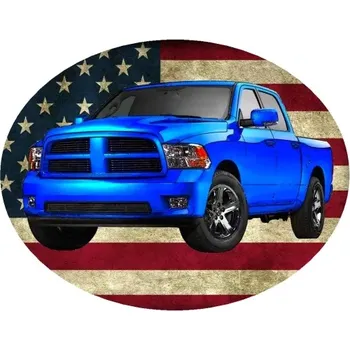 Nášivka Nažehlovačka Dodge Ram (digitální nažehlovačka s osobním autem)