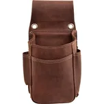 Kožené pouzdro na kasírku hnědé broušené 131001