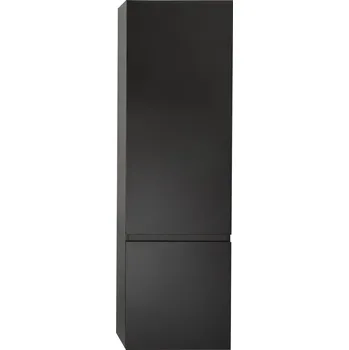 Koupelnový nábytek CERANO - Koupelnová skříňka vysoká Carole - černá matná - 45x150x34 cm