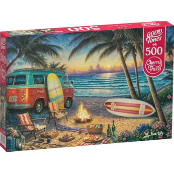 Puzzle Cherry Pazzi Život v dodávce 500 dílků