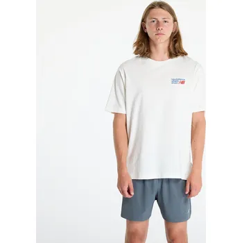 Pánské tričko Tričko New Balance Athletics Premium Logo T-Shirt Sea Salt S