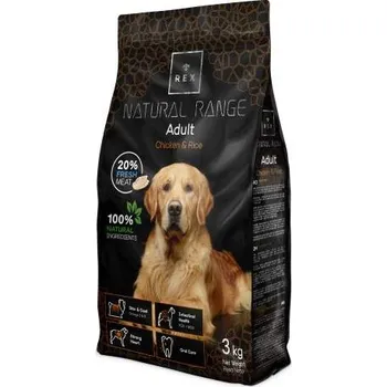 Krmivo pro psa Rex Natural Range Adult Kuřecí 3 kg