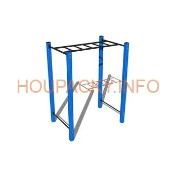 Dětský domeček Street workoutový prvek WP008BD - modrý