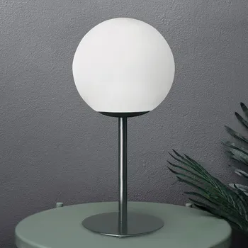 Lampička Sforzin Stolní lampa, černá, stmívatelná - Ø nohy 12 cm černá, bílá 1 x 40 W - Doprava zdarma