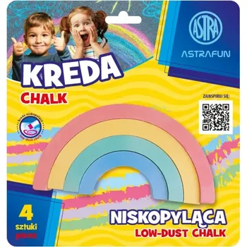 AstraFUN ASTRAFun, Chodníková křída "Rainbow", 4ks, mix barev, 330022006