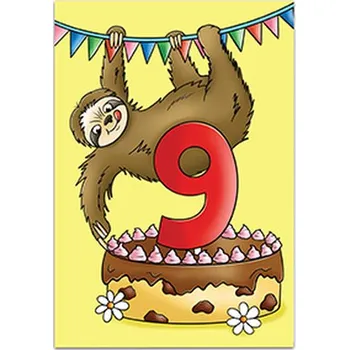 Přání K - Číslo dětské 9