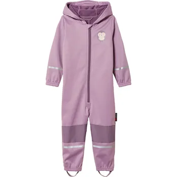 Dětský overall lupilu® Dívčí softshellový overal s podšívkou (110/116, lila fialová)