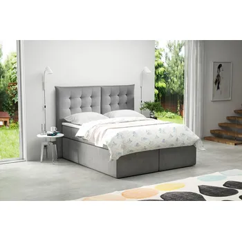 Šatní skříň Čalouněná postel Alicante 180/200 cm s úložným prostorem / Varianty barev