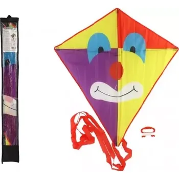 Létající drak Létající drak Klaun z nylonu 78 × 88 cm