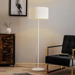 Duolla Stojací lampa Roller, bílá/zlatá, výška 145 cm - Délka přívodního kabelu 280 cm bílá, zlatá 1 x 40 W - Doprava zdarma
