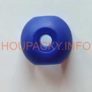 Doplněk pro dětské hřiště Díl pro přichycení lana ke stěně modrý