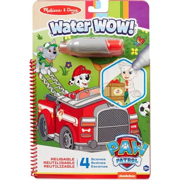 omalovánky Kouzelné malování vodou Tlapková patrola/Paw Patrol omalovánky/blok 19x28cm + štětec, 4 listy