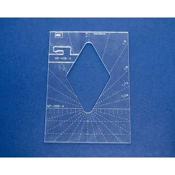 Příslušenství k šicímu stroji Quiltovací pravítko tvar diamant 4 inch NP-H05-4