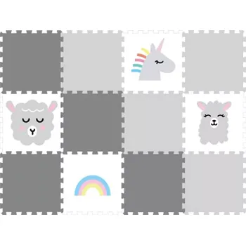 Vylen Minideckfloor podlaha 12 dílů beránek lama jednorožec duha 0110